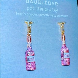 New Baublebar 🍾 Pink Rosé wine 🍾 Rose Champagne  🥂 Earrings 🥂